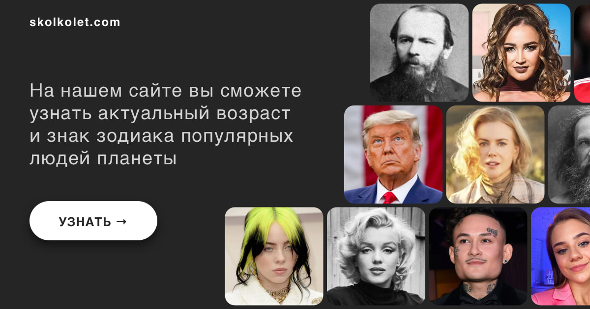 Сколько лет Дональду Трампу? Какой знак зодиака?